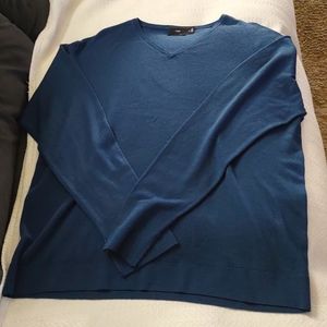 H&M V-neck, lightweight sweater, men's XL